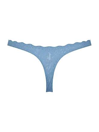 SLOGGI | String ZERO FEEL BLISS noir | hellblau